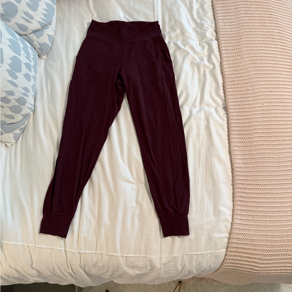 Lululemon Align High Rise Jogger- Maroon color
